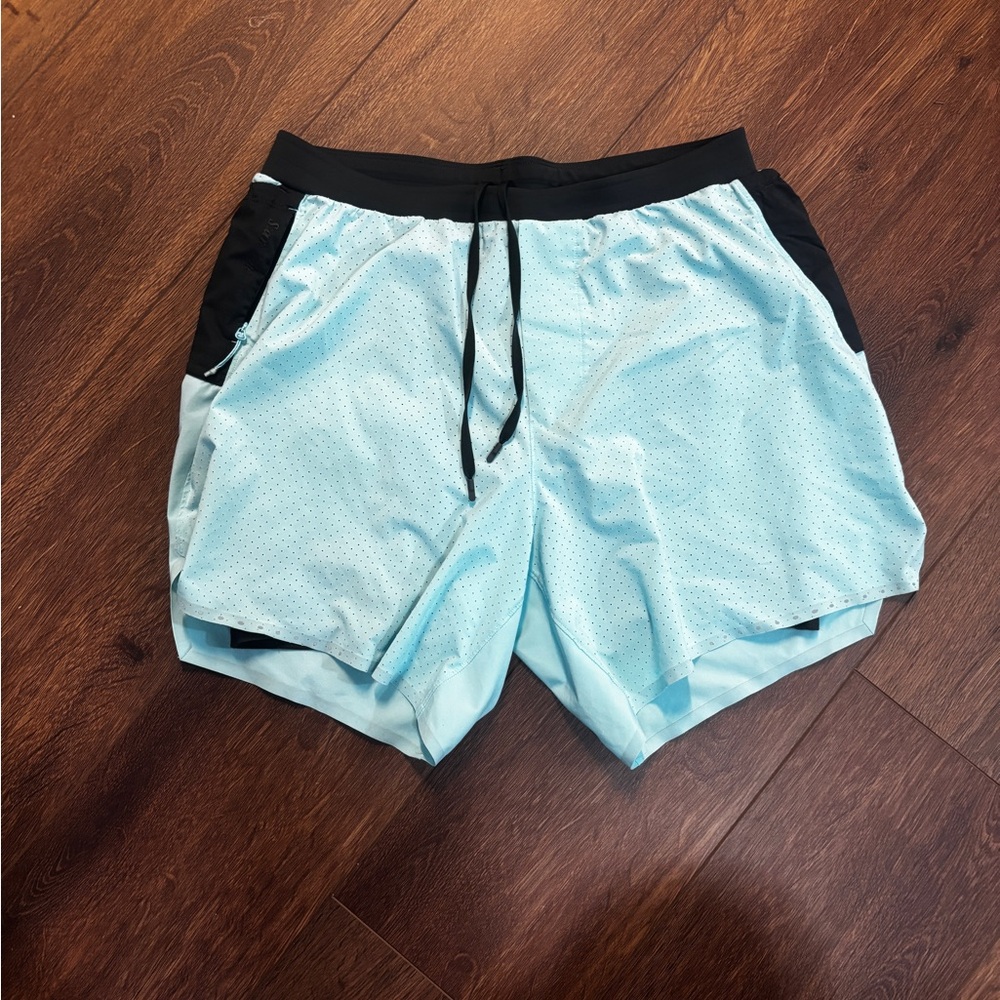 lululemon athletica Fast and Free Road to Trail Shorts | Light Blue 6”